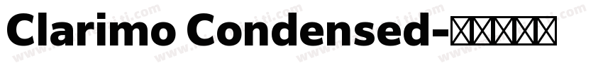 Clarimo Condensed字体转换